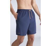 'Deep Dive' Lightweight Elastic Waist Quick Dry Beach Boardshorts Animal Dark Blue M