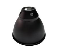 Deep Dome Lamp Shade - Reflective Reptile Light Fixture, Heat Bulb Holder | Optical Illumination Housing Cover, High Heat Resistant Enclosure for UVB Lamp, Basking Bulbs, and Terrarium Heating Lights