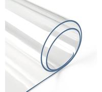 Deep Dream 2.0mm Clear Desk Cover Protector, 14×24 Inch Clear Table Protector, Rectangular Vinyl Desk Pad, PVC Plastic Table Cover for Office, Dresser, Night Stand, Computer & Writing Desk Tabletop