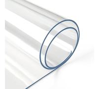 Deep Dream 2.0mm Clear Desk Cover Protector, 24×48 Inch Clear Desk Cover, Rectangular Vinyl Desk Pad, PVC Plastic Table Cover for Office, Dresser, Night Stand, Computer & Writing Desk Tabletop