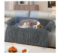 Deep Dream Waterproof Dog Couch Bed/Mat for Medium Dogs, Medium, Off White