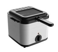 Deep Fat Fryer for Home & Café - 3 L Capacity, 80-190°C Heat Control, Quick-Clean Basket, Perfect for Crispy Fries & Appetizers