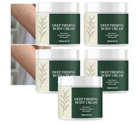 Deep Firming Body Cream for Dry Rough Skin, Aloe and Ceramide Moisturiser with Niacinamide, Lightweight Non-Greasy Texture with a Soft Smooth Feel, Aloe Firming Body Moisturiser for Dry Skin (5PCS)