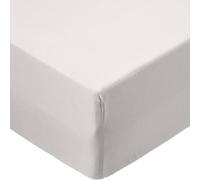 Deep Fitted Bed Sheets Easy-Care Non-Iron Percale 10'' / 30CM Fitted Sheet, Bunk Bed - Silver