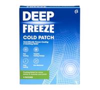 Deep Freeze Cold Patch Fast Acting, Targeted Cooling (Pack of 4 Patches) | Self Adhesive Patches For Targeted Relief Of Muscle Discomfort & Minor Joint Aches, Drug Free, Easy, No-Mess Application