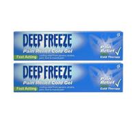 Deep Freeze Cold Relief Gel 35g x 2, Fast-Acting Muscle and Joint Pain Relief Therapy, Soothing Gel with Welari Thank You Card | (2 Pack)