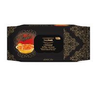 Deep Fresh Oriental Wet Wipes, Amber Scent, Alcohol Free, 24 Pack 100 Sheets