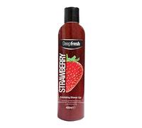 Deep Fresh Strawberry Exfoliating Shower Gel, 400ml, Pack of 12, Cleansing Body Wash