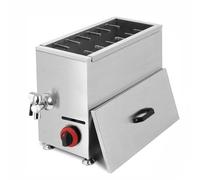 Deep Fryer for Corn Dogs, 12 Hooks, Large Capacity, Adjustable Temperature, Electric Hot Dog Cooking Machine for Korean Style Snacks, Ideal for Home or Commercial Use