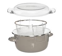 Premier Deep Fryer 5 Litre with Pyrex Lid, Grey