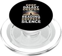 Deep Galaxy Deeper Reading Introvert Astronomy Bookworm PopSockets PopGrip for MagSafe