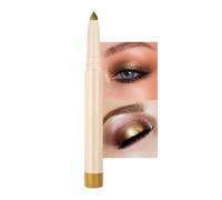 Deep Gold Eyeshadow Pen, Metallic Golden Eye Shadow Stick, Silky Smooth Shimmering Dark Gold Eyeshadow Highly Pigmented Eye Color Pencil, Eye Makeup for Women
