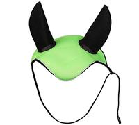 Deep Green, Fly Hood with Close Knit Crochet, Breathable, Ears Contain Acoustic Foam for Noise Cancellation, British Dressage Legal