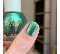 Deep Green Nail Polish - Chrome Holographic Nail Polish - Quick Dry Metallic Nail Varnish - Smooth Texture Metal Mirror Nail Paint - Nail Varnish Glossy Nail Art Polish For Manicure DIY