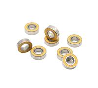 Deep Groove Ball Bearing 10Pcs 8x16x5mm 688-2RS CB ABEC7 Stainless steel hybrid ceramic ball bearing Without Grease Fast Turning