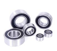 Deep Groove Ball Bearing 1PCS Double row angular contact ball bearings 3300 3301 3302 3303 3304 3305 3306 3307-2RS(3302-2RS 15x42x19)