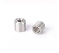 Deep Groove Ball Bearing 2Pcs Stainless Steel Sleeve Bushing Wear Resistant Bushing Inner Guide Sleeve Inside Diameter 10mm/12mm/15mm(12x14x15mm)