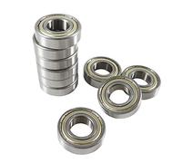 Deep Groove Ball Bearing Double Side Iron Cover Sealed 624ZZ High Carbon Steel Z2 Bearings 4mmx13mmx5mm 10 PCS