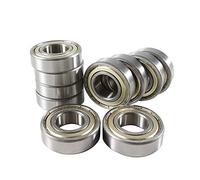 Deep Groove Ball Bearing Double Side Iron Cover Sealed MR126ZZ High Carbon Steel Z1 Bearings 6mmx12mmx4mm 10 PCS