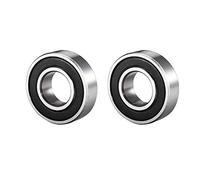 Deep Groove Ball Bearing Double Side Rubber Sealed 6800RS High Carbon Steel Bearings 10mmx19mmx5mm 2 PCS