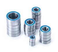 Deep Groove Ball Bearing For Baja For Rey For Rock 1/10 RC Buggy Desert Truck Bearings Upgrade Parts rc Car Modified Pieces 24PCS Ball Bearing Kit