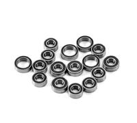 Deep Groove Ball Bearing For Tamiya For TT02 TT02D 1/10 rc Car Upgrade Parts Modified Accessories 16Pcs Sealed Bearing Kit