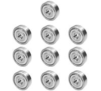 Deep Groove Ball Bearings, 10 Pcs 634 ZZ Double Sealed Miniature Bearings, Ball Bearing Replacements for Electrical Instrument Mechanical Equipment, 4x16x5mm