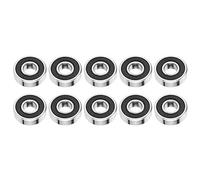 Deep Groove Ball Bearings, 10pcs 6000-2RS Rubber Sealed Deep-Groove Ball Bearings, 10mm ID, 26mm OD, for Small 10mm Shaft/Rod Projects