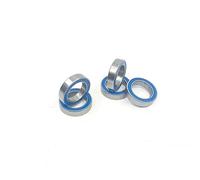 Deep groove ball bearings 10PCS MR105-2RS ABEC-5 5x10x4 mm blue rubber Miniature Ball Bearings MR105RS L1050