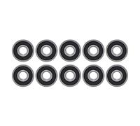 Deep Groove Ball Bearings 10Pcs | Rubber Sealed Extra Series | Radial & Axial Load Bearing | Industrial Equipment & Machinery Accessories (6202 Rubber Sealing)