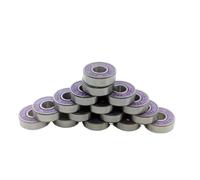 Deep Groove Ball Bearings, 16pcs Fast Speed ILQ-11 Roller Skate Bearing 608-2rs Inline 8mm Longboard Skateboard