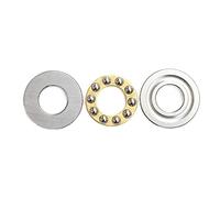 Deep Groove Ball Bearings, 1pcs F3-8 Mini Plane Axial Thrust Ball Bearing Metal Ball Bearings(F10-18)