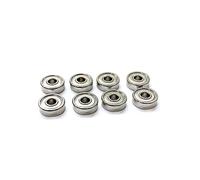 Deep groove ball bearings 2PCS/10PCS stainless steel bearing SMR52 2*5*2.5,SMR62 2*6*2.5,SMR63 3*6*2.5,SMR74 4*7*2.5,SMR83 3*8*3,SMR84 4*8*3,SMR85 5*8*2.5(10PCS,SMR115ZZ 5x11x4mm)