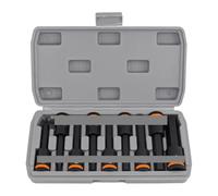 Deep Hex Socket 1/2 Inch S2 Steel Extended Hex Socket Bit Impact Drill Wrench Tool Kit(8pc Long Set)