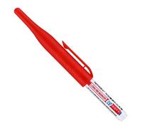 Deep Hole Marker - Long Nib Marker Pen | Tracer Marker Pen | 32 mm Carpenter Marker Machinist Tools | Metal Markings for Steel | Waterproof Deep Range for Permanent Marking