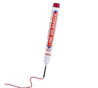 Deep Hole Marker Pens - Long Tip Marking Tool, Precision Long Reach Tip, Quick Drying Ink Applicator, Writing Instrument for Construction Layouts | Metal/H