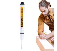 Deep Hole Marker: Waterproof Long Point Pen, Fine Point, Durable Flow, Precise Marking | Construction Carpenter Marker for Woodworking, Tile