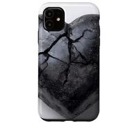 Deep Hued Segmented Heart Symbol Art Case for iPhone 11