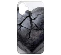 Deep Hued Segmented Heart Symbol Art Case for iPhone 16 Plus