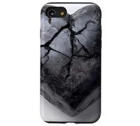 Deep Hued Segmented Heart Symbol Art Case for iPhone SE (2020) / 7/8