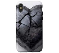 Deep Hued Segmented Heart Symbol Art Case for iPhone X/XS