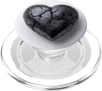 Deep Hued Segmented Heart Symbol Art PopSockets PopGrip for MagSafe