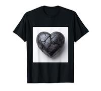 Deep Hued Segmented Heart Symbol Art T-Shirt