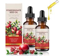 Deep-Hydrating Pomegranate Oil 60ml- Pomegranate Seed Oil - Body and Hair Care Essence Oils - Antioxidant Soothing and Long-Lasting Hydration - Reduces Signs of Aging (2PCS, 60ml)