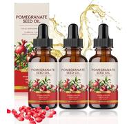 Deep-Hydrating Pomegranate Oil 60ml- Pomegranate Seed Oil - Body and Hair Care Essence Oils - Antioxidant Soothing and Long-Lasting Hydration - Reduces Signs of Aging (3PCS, 60ml)