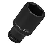 Deep Impact Socket 1/2" 78mm Long 6 Point Forged Alloy Steel CrMo 10mm to 32mm (30mm)