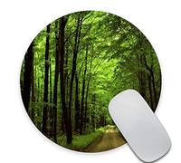 Deep in The Thick Green Vegetation Tree Nature Round Mouse Pad Mat