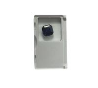 Deep Midnight Blue Sapphire, Asscher Cut 10x10mm, Premium Lab Quality from Sakaraha, Madagascar by SUNNAT MEDINA