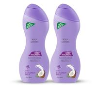 Deep Nourish Body Lotion for Women & Men, Dry Skin | With Pure Coconut Milk | 100% Natural | 72-Hour Moisturisation | 250ml (Pack of 2)