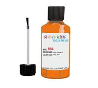 Deep Orange RAL 2011 Cellulose Paint Air Brush Colours 30ml Model Airbrush Paints (Deep Orange RAL 2011 Matt Dull Finish)